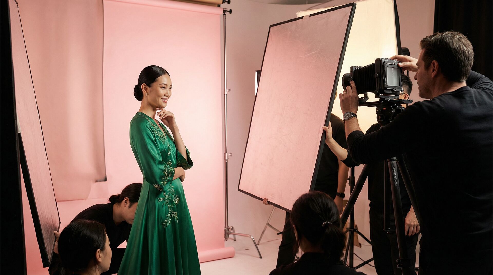 黑丝写真拍摄视频